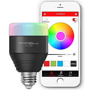 Smart Multi-Colour Bluetooth Bulb With Wite Mobile