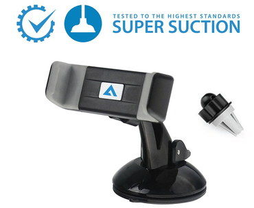 In Car Mobile Phone Holder With Blue Logo
