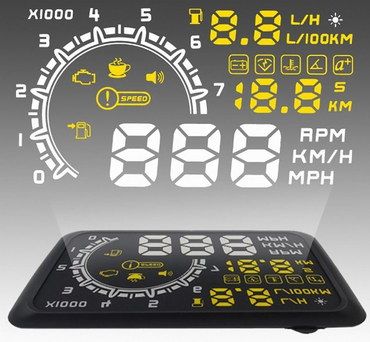 Bright Car Heads Up Display Kit With Black Exterior