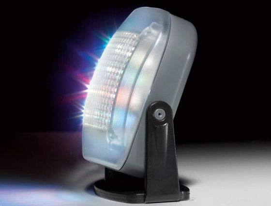 FakeTV Home Security Simulator - LED TV Light Deterrent For Burglary Prevention (White)